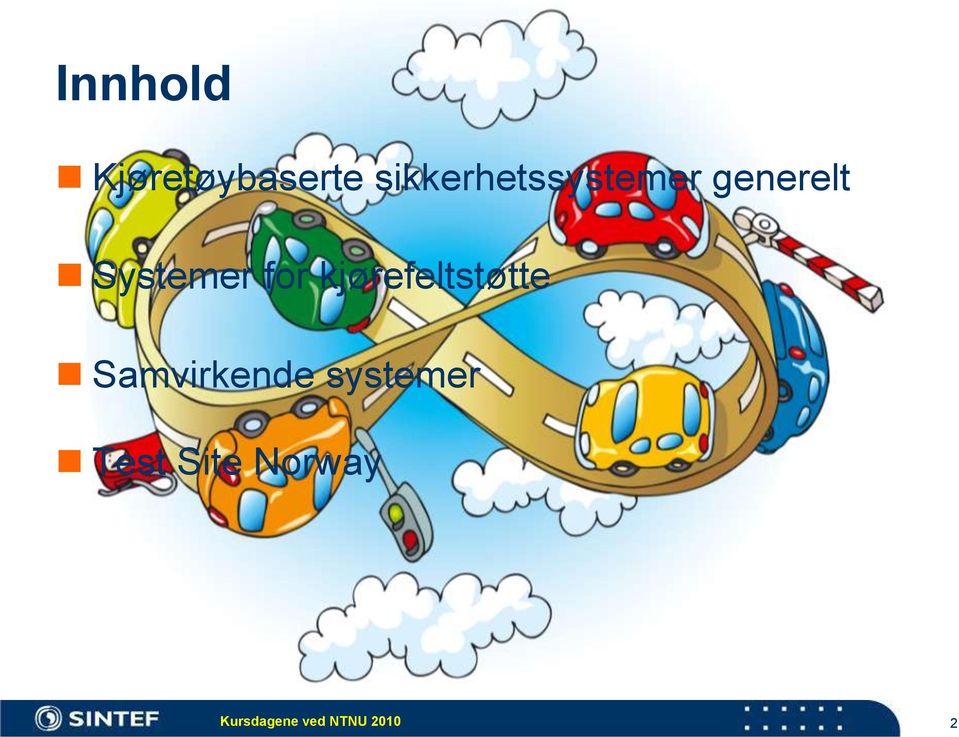 for kjørefeltstøtte Samvirkende