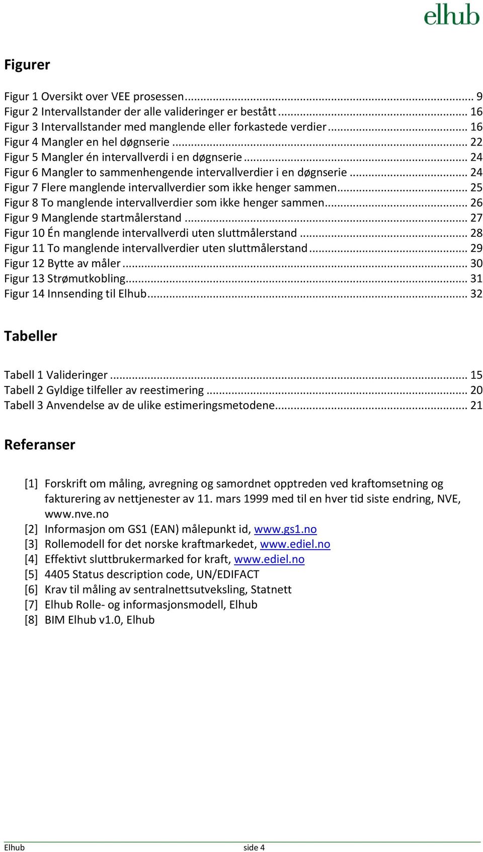 .. 24 Figur 7 Flere manglende intervallverdier som ikke henger sammen... 25 Figur 8 To manglende intervallverdier som ikke henger sammen... 26 Figur 9 Manglende startmålerstand.