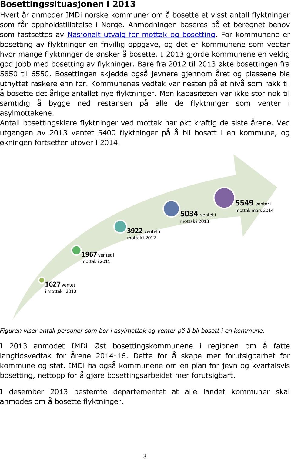 For kommunene er bosetting av flyktninger en frivillig oppgave, og det er kommunene som vedtar hvor mange flyktninger de ønsker å bosette.