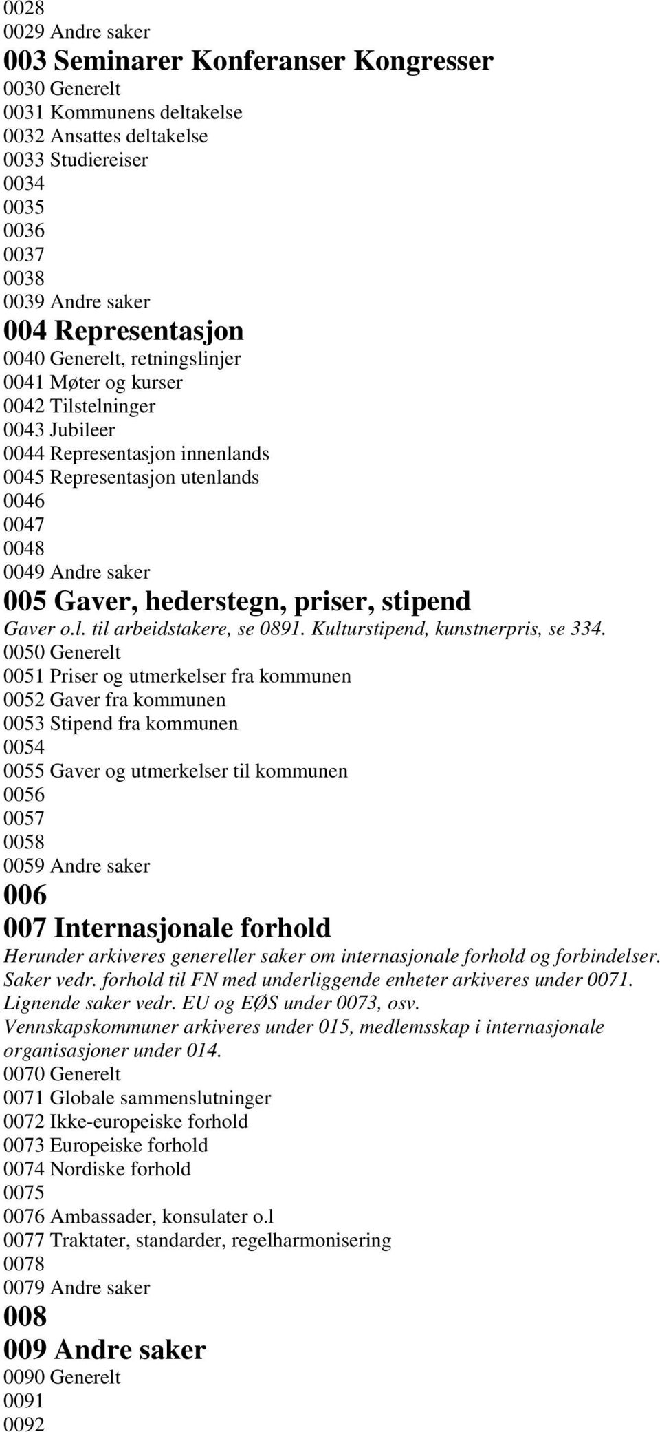 Gaver, hederstegn, priser, stipend Gaver o.l. til arbeidstakere, se 0891. Kulturstipend, kunstnerpris, se 334.