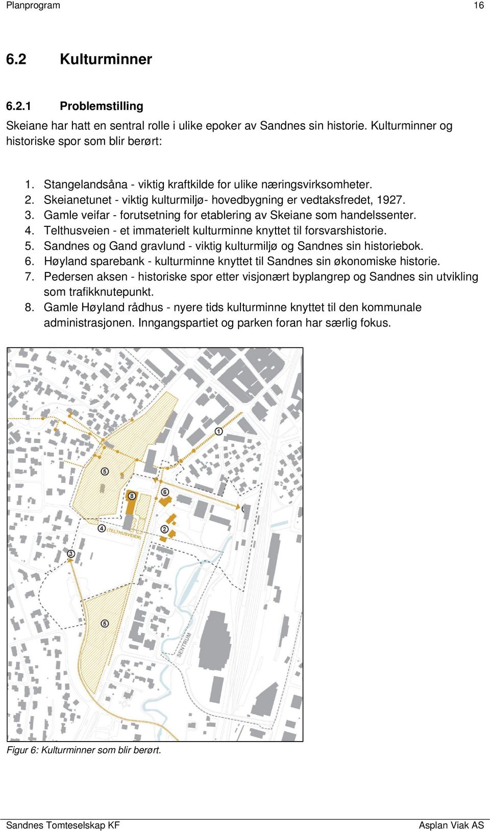 Gamle veifar - forutsetning for etablering av Skeiane som handelssenter. 4. Telthusveien - et immaterielt kulturminne knyttet til forsvarshistorie. 5.