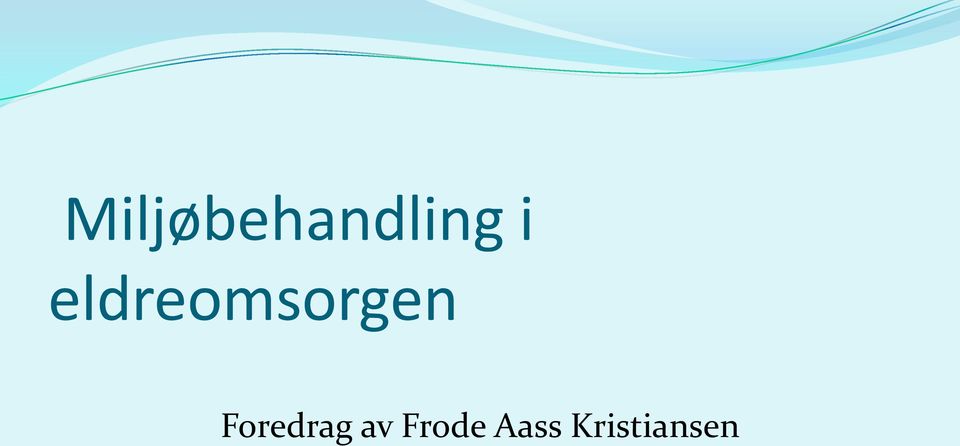 Foredrag av