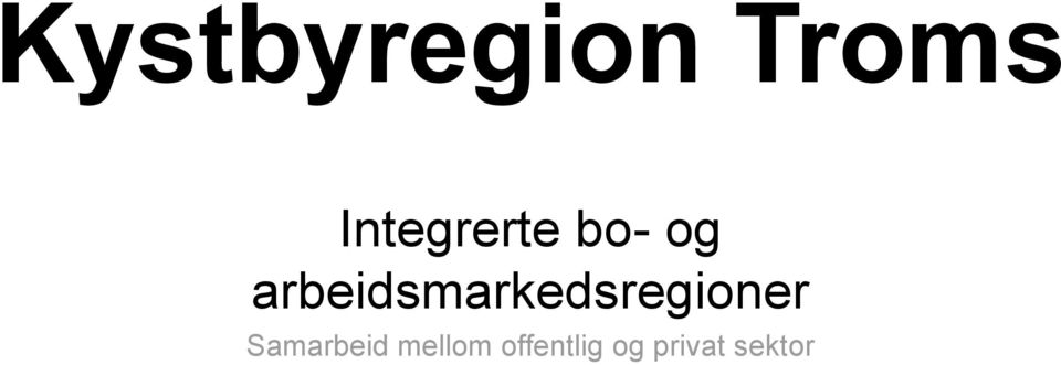 arbeidsmarkedsregioner