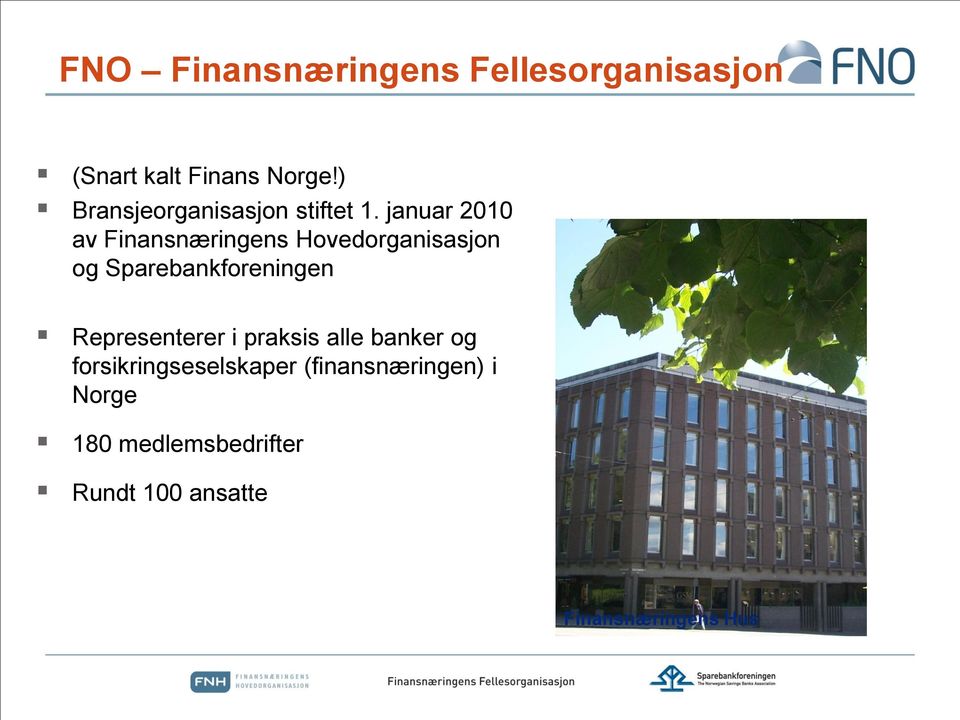 januar 2010 av Finansnæringens Hovedorganisasjon og Sparebankforeningen