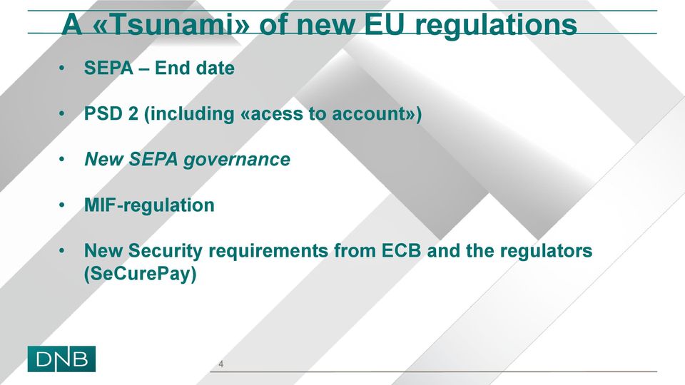 SEPA governance MIF-regulation New Security