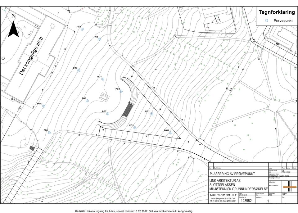 21 58 50 00 - Fax: 21 58 50 01 Dato 25.09.2012 Oppdrag nr. 123982 Konstr./Tegnet LKJ Tegning nr.