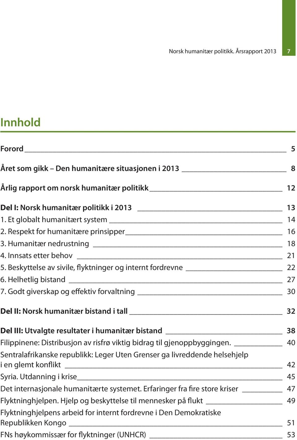 Helhetlig bistand 27 7.