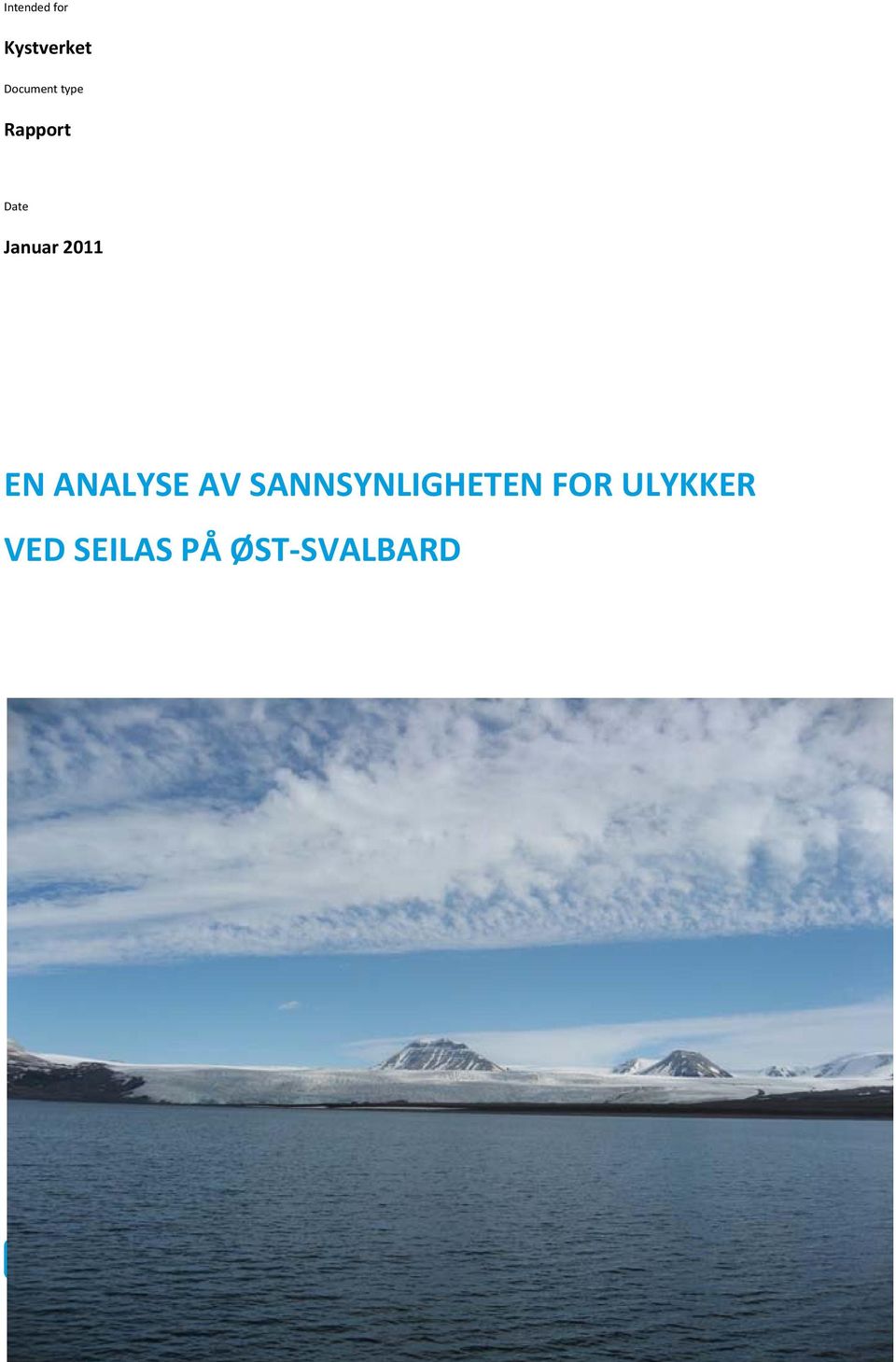 ANALYSE AV SANNSYNLIGHETEN FOR