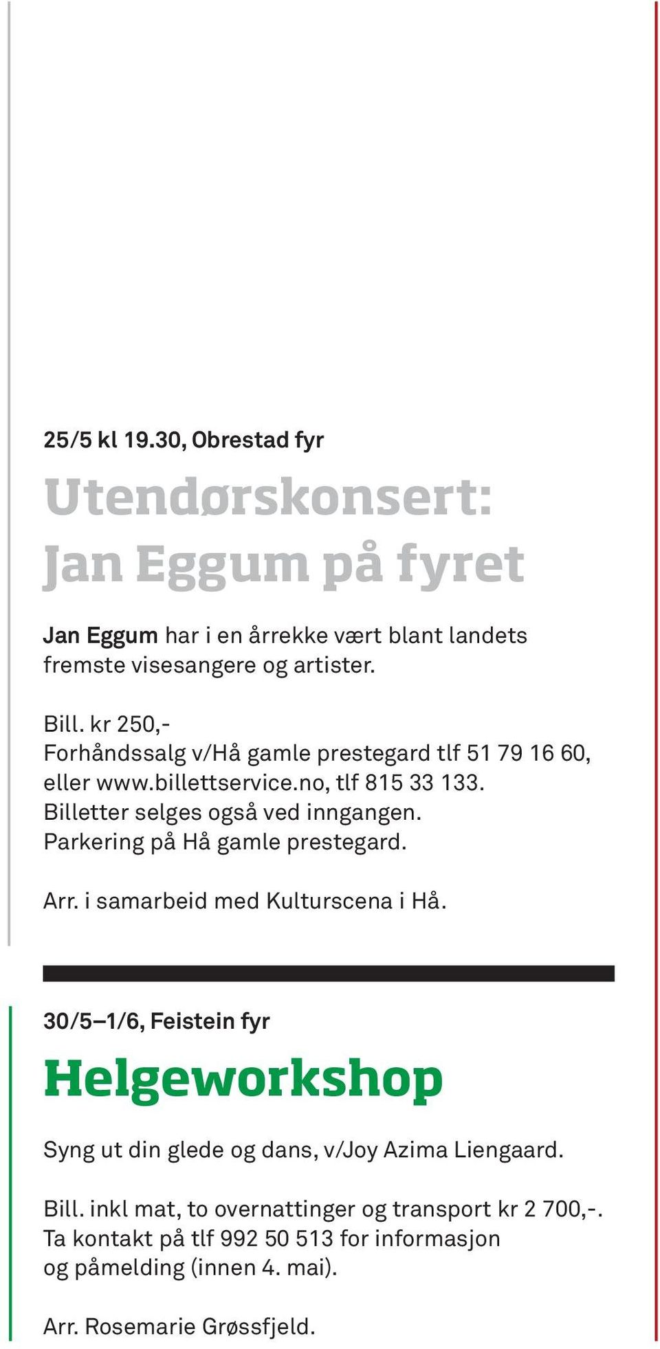 Parkering på Hå gamle prestegard. Arr. i samarbeid med Kulturscena i Hå.