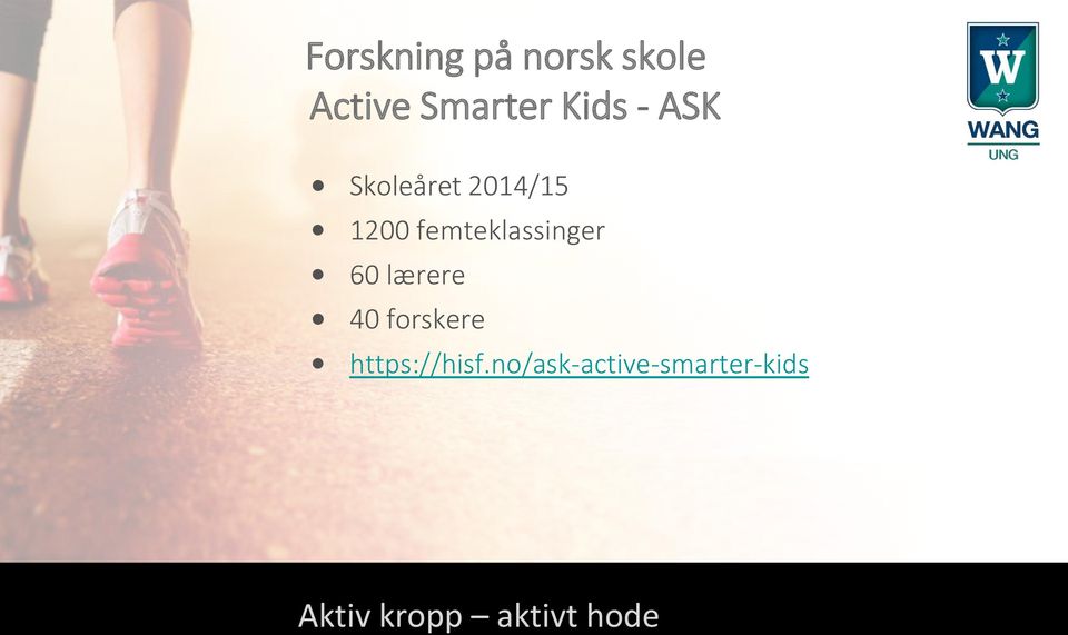 femteklassinger 60 lærere 40 forskere