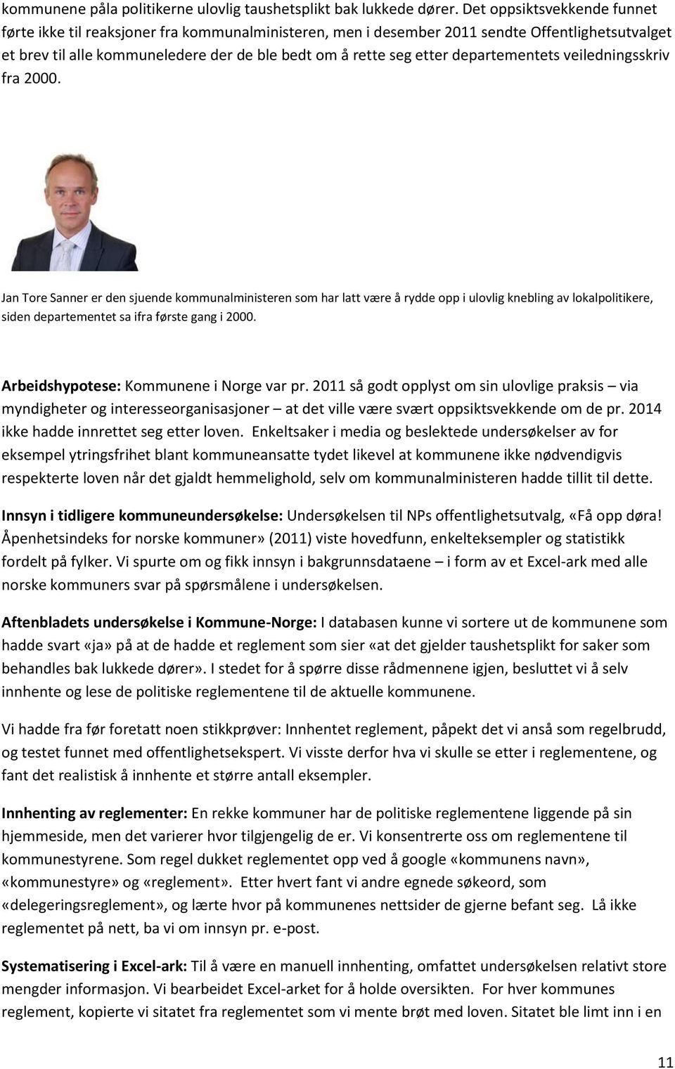 departementets veiledningsskriv fra 2000.