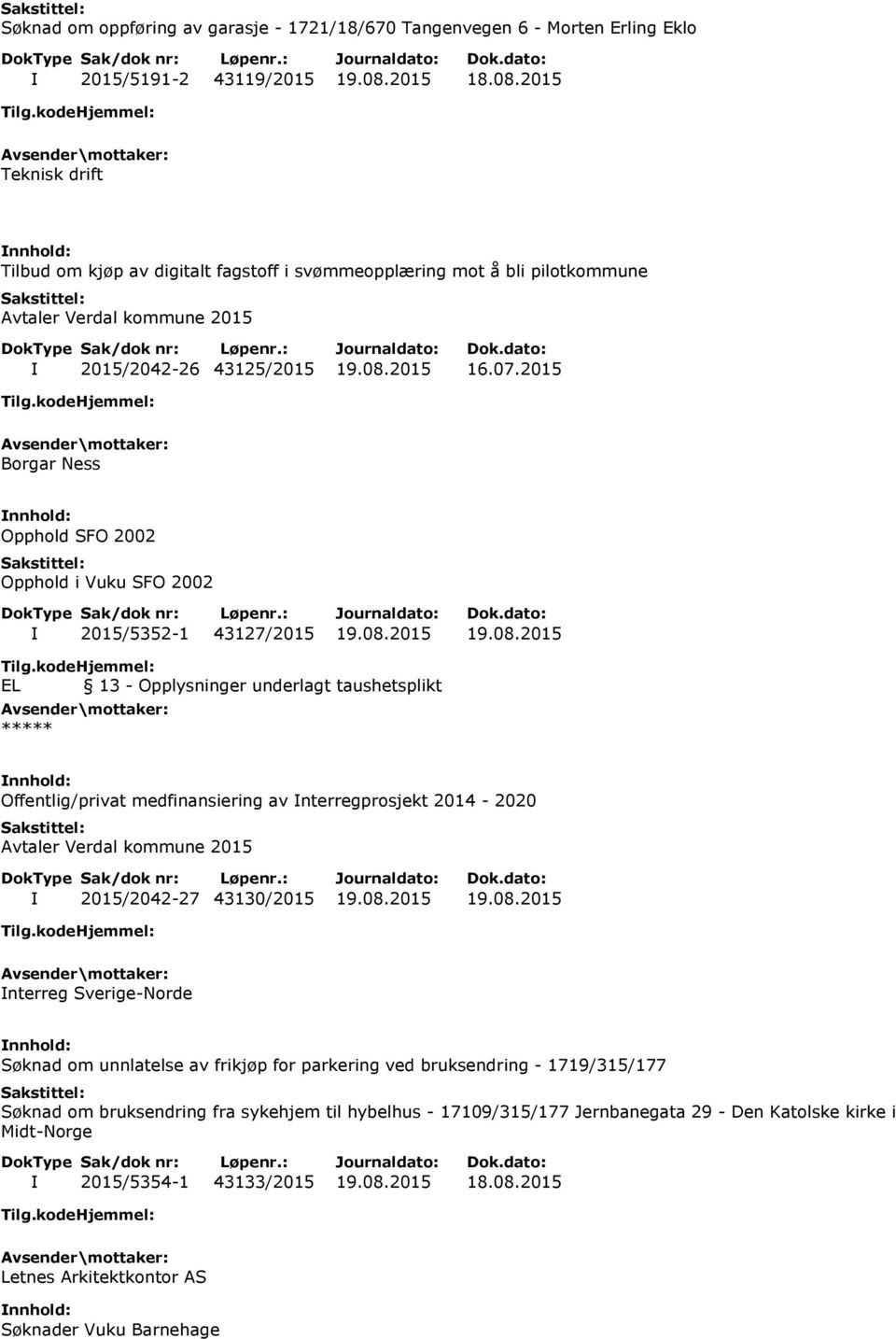 2015 Borgar Ness Opphold SFO 2002 Opphold i Vuku SFO 2002 I 2015/5352-1 43127/2015 19.08.