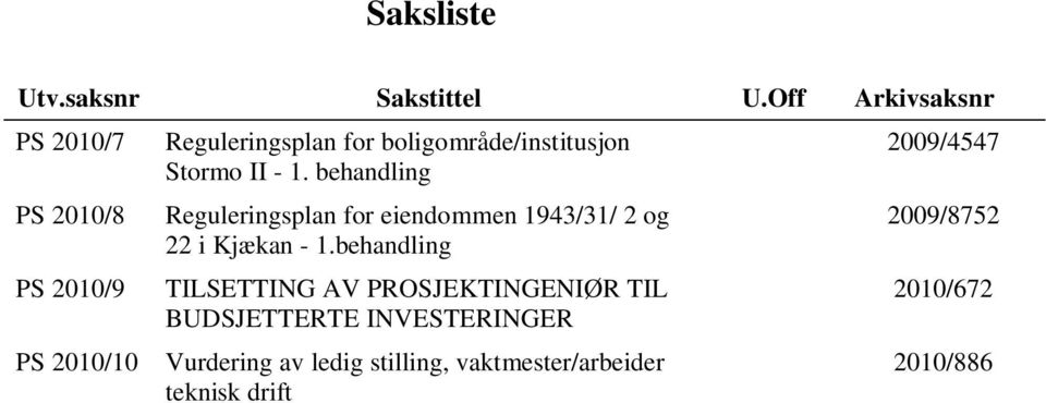 boligområde/institusjon Stormo II - 1.