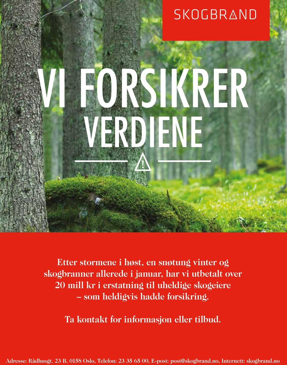 hadde forsikring. Ta kontakt for informasjon eller tilbud. Adresse: Rådhusgt.