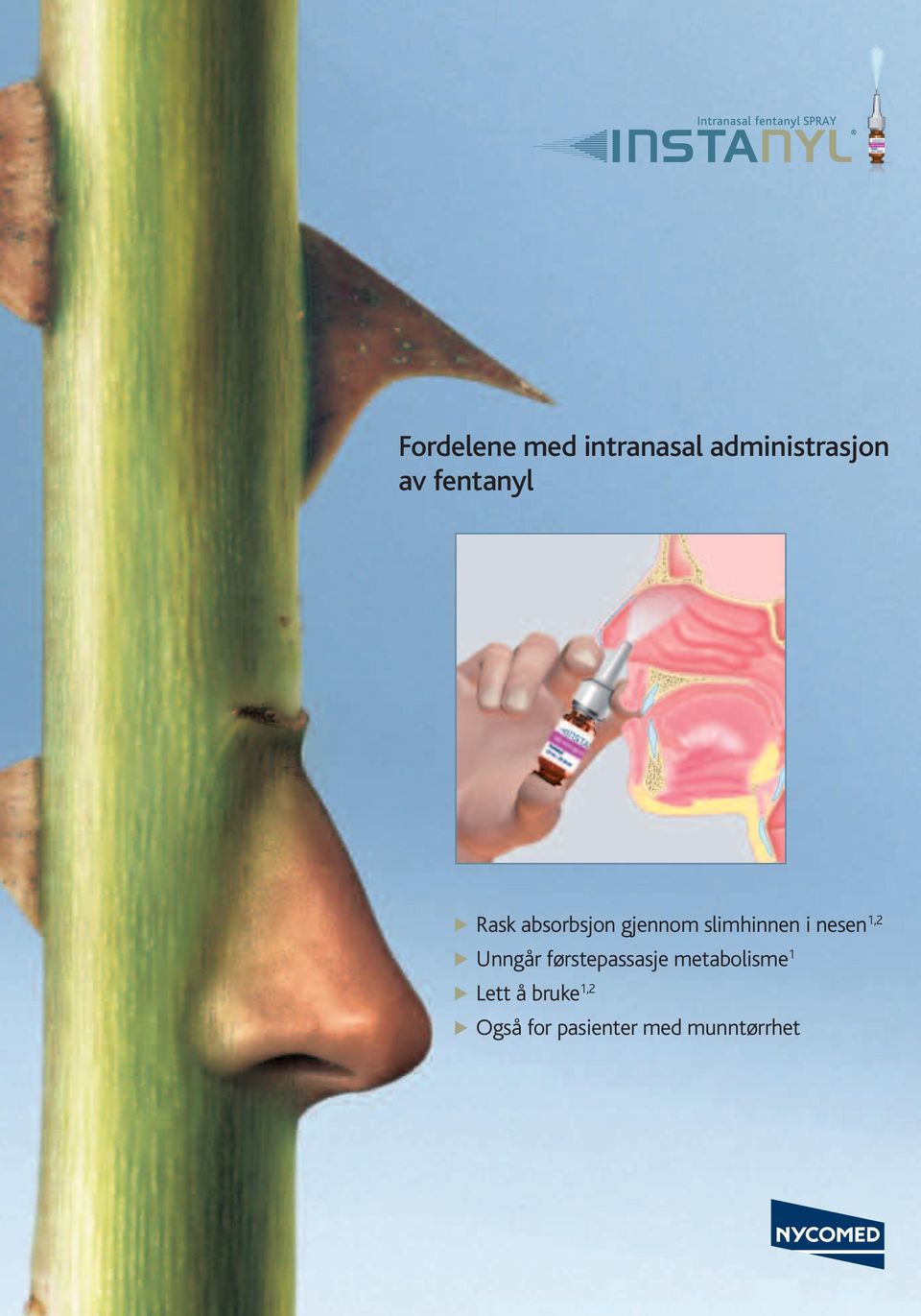 nesen 1,2 Unngår førstepassasje metabolisme 1