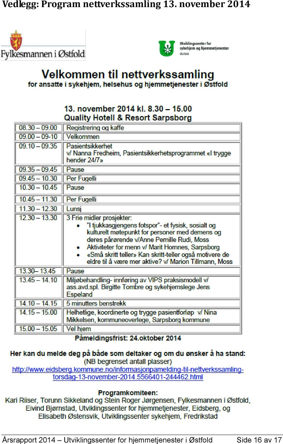 november 2014 Årsrapport 2014