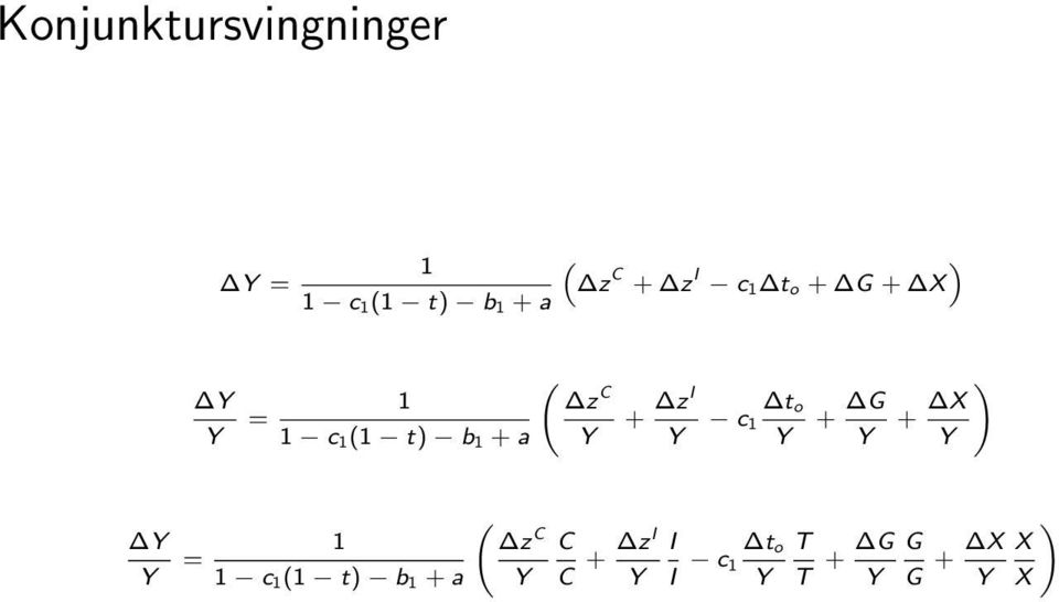 zi Y t o c1 Y + G Y + X ) Y ( Y Y = 1 z C C 1 c 1(1 t) b