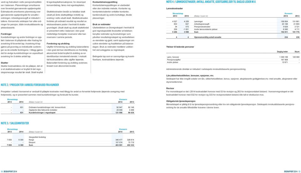 ets selskaper har ulike ordninger for pensjon, både innskuddbaserte og ytelsesbaserte.