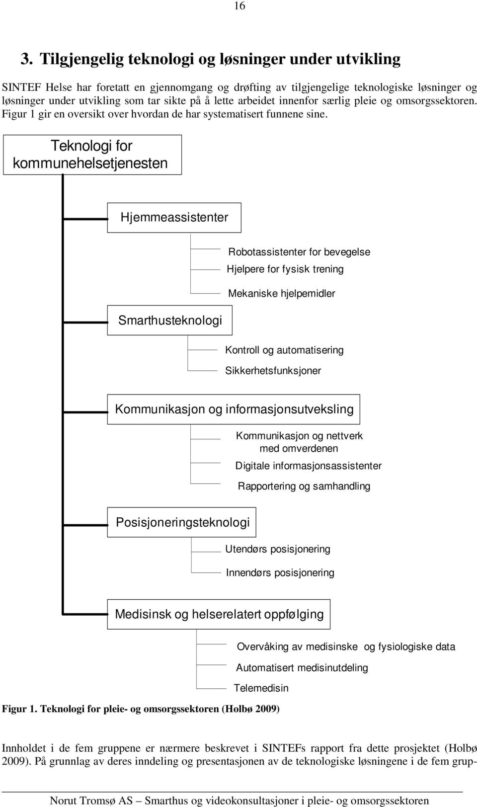 Teknologi for kommunehelsetjenesten Hjemmeassistenter Smarthusteknologi Robotassistenter for bevegelse Hjelpere for fysisk trening Mekaniske hjelpemidler Kontroll og automatisering