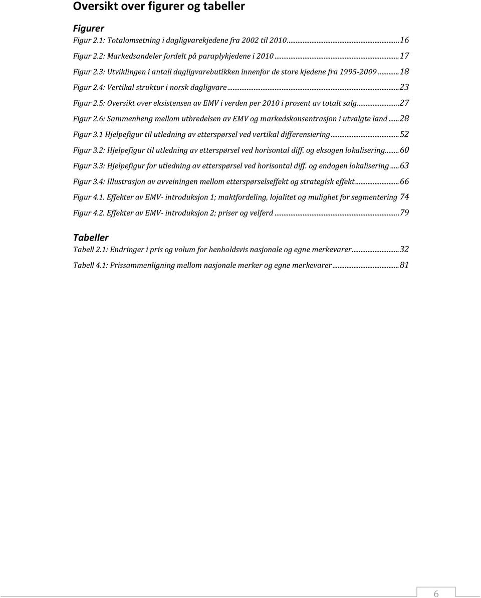 5: Oversikt over eksistensen av EMV i verden per 2010 i prosent av totalt salg....27 Figur 2.6: Sammenheng mellom utbredelsen av EMV og markedskonsentrasjon i utvalgte land... 28 Figur 3.