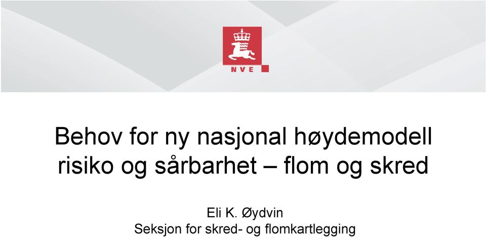 sårbarhet flom og skred Eli K.