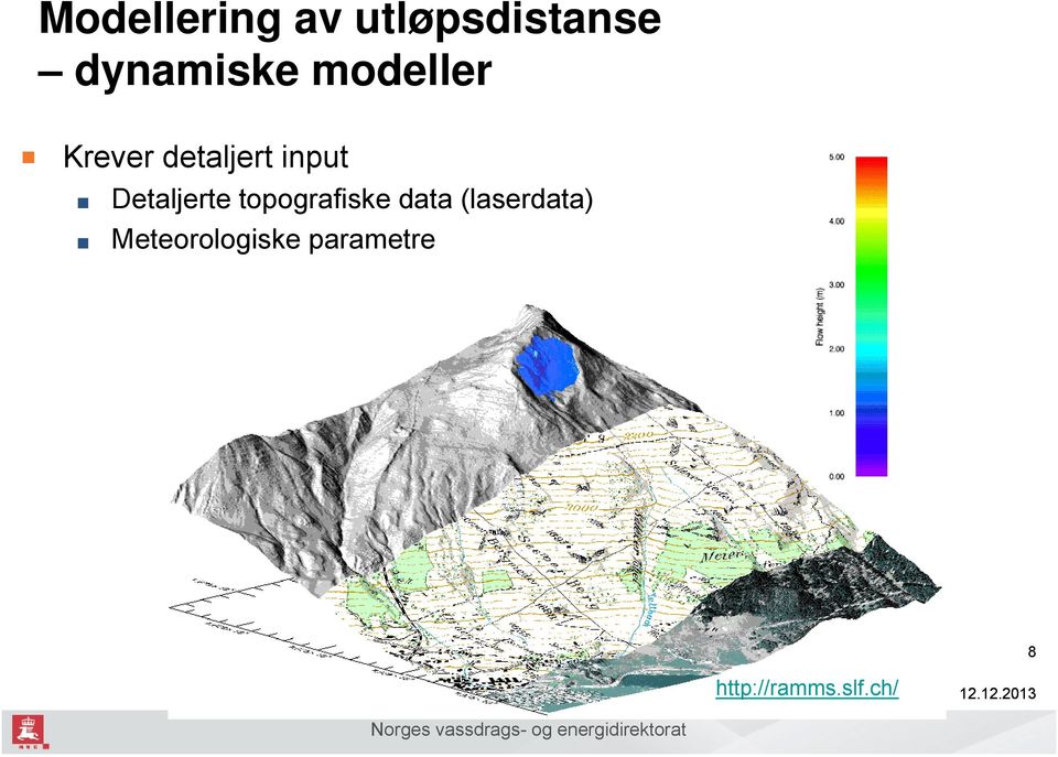 Detaljerte topografiske data (laserdata)