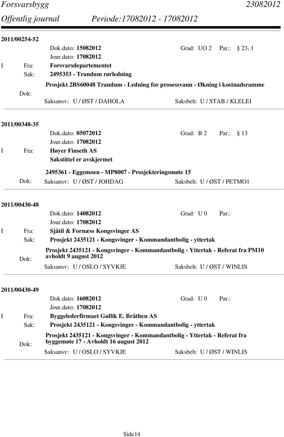 KLELEI 2011/00348-35 Dok.dato: 05072012 Grad: B 2 Par.