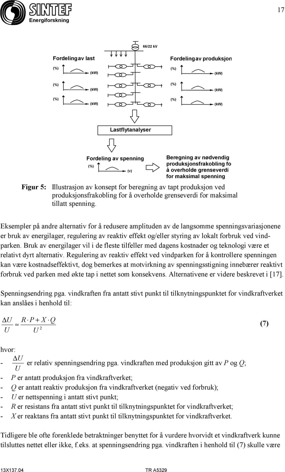 Eksempler på andre alternativ for å redusere amplituden av de langsomme spenningsvariasjonene er bruk av energilager, regulering av reaktiv effekt og/eller styring av lokalt forbruk ved vindparken.