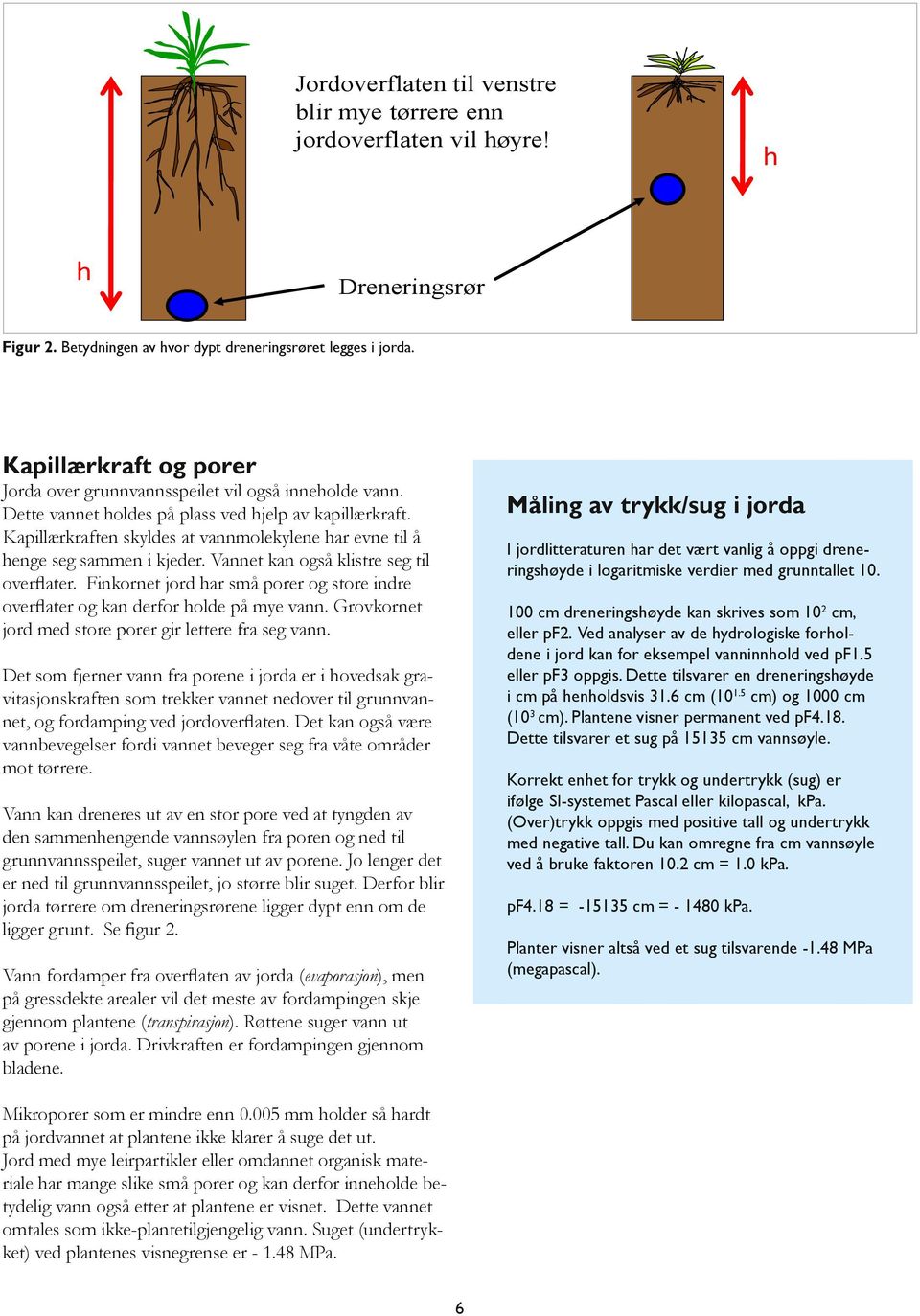 Kapillærkraften skyldes at vannmolekylene har evne til å henge seg sammen i kjeder. Vannet kan også klistre seg til overflater.