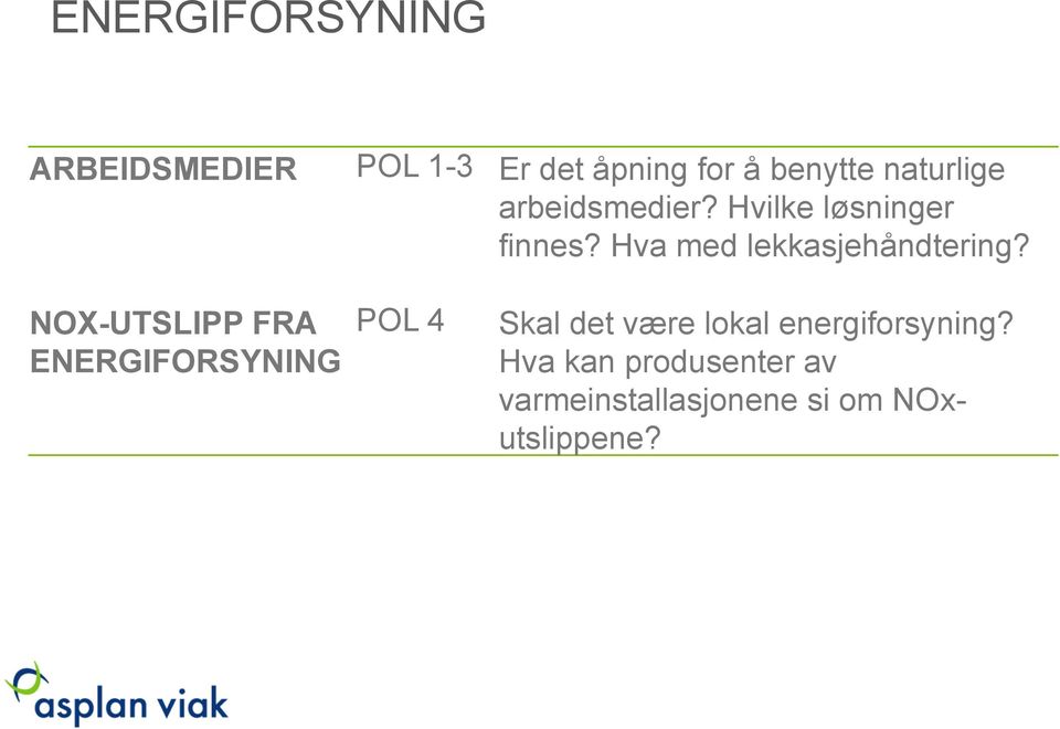 Hva med lekkasjehåndtering?