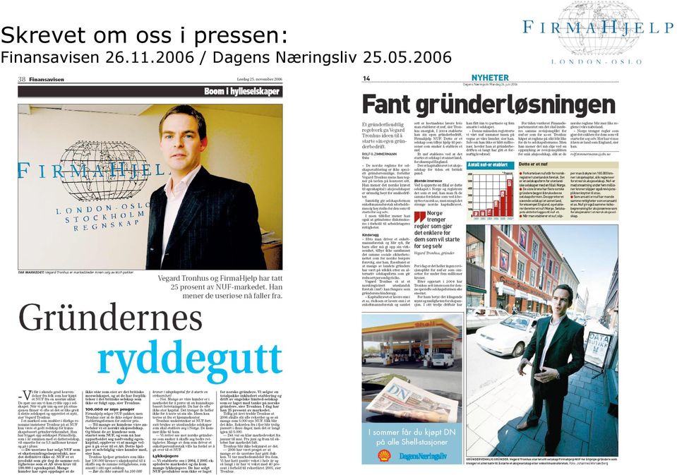 Finansavisen 26.11.