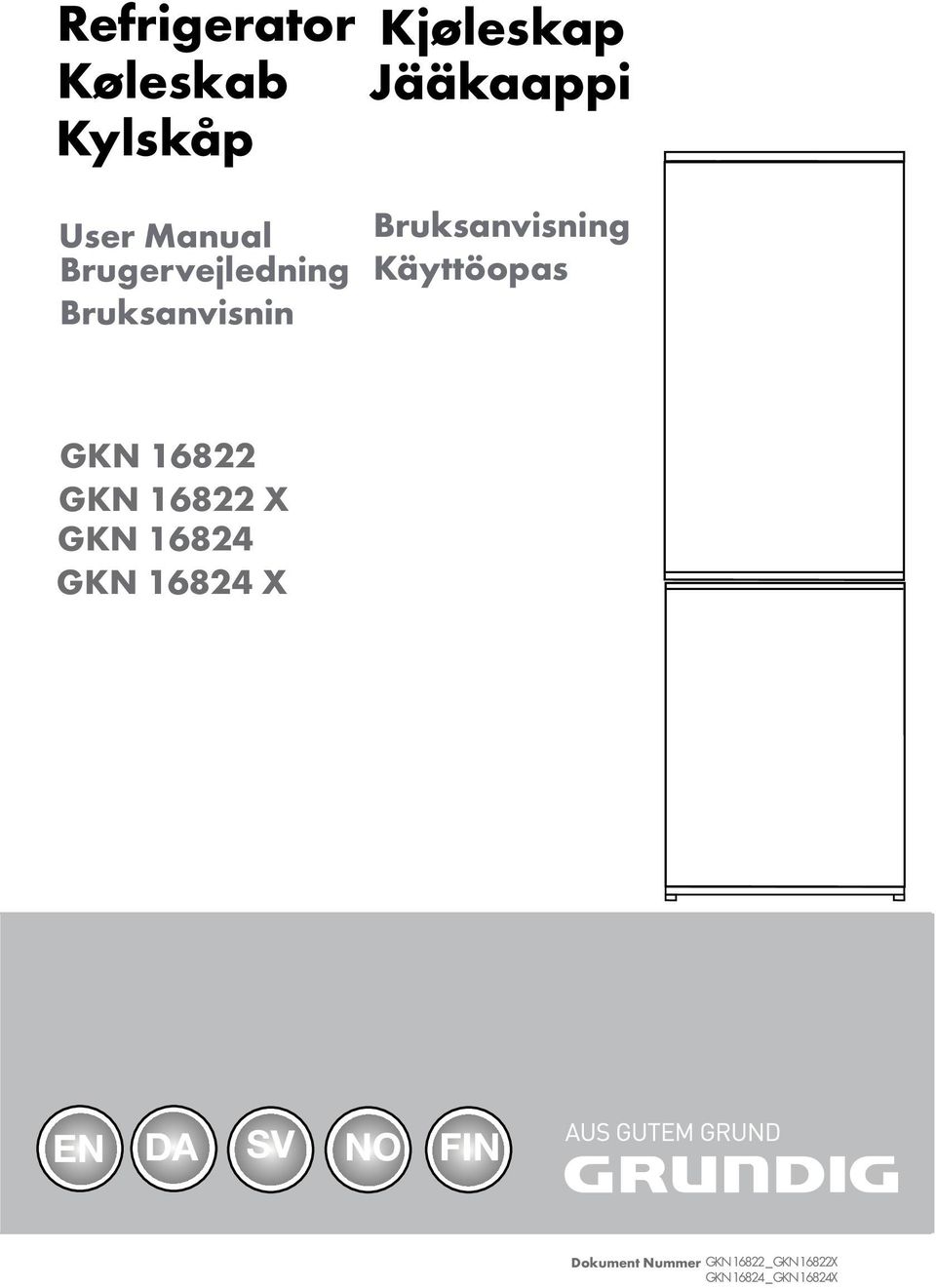 Käyttöopas GKN 16822 GKN 16822 X GKN 16824 GKN 16824 X EN