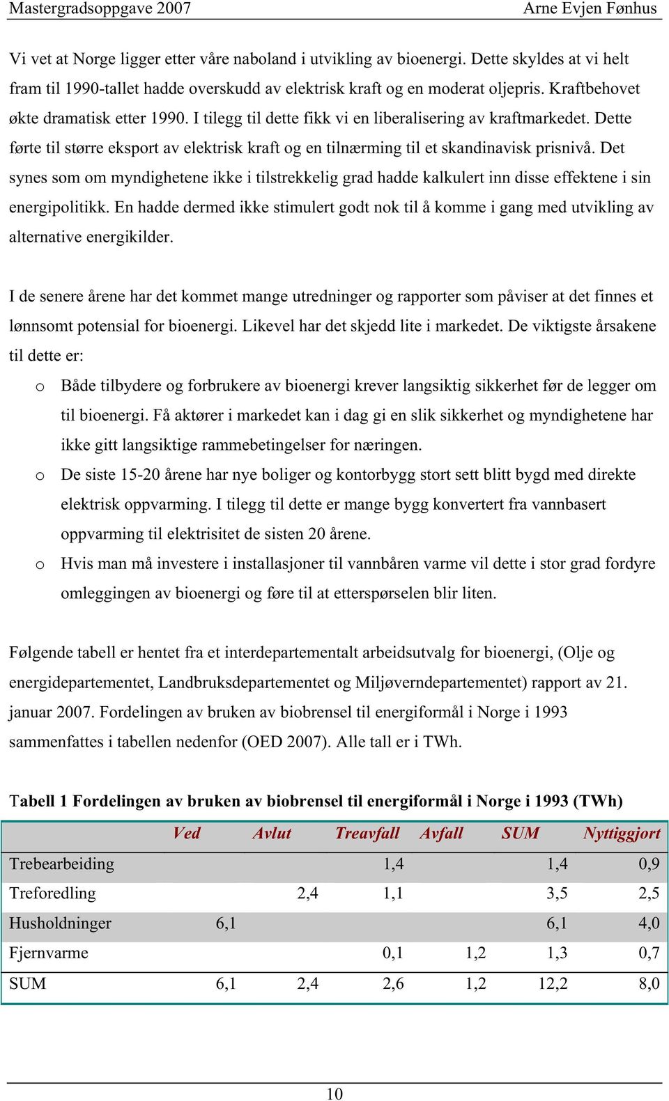 Det synes sm m myndighetene ikke i tilstrekkelig grad hadde kalkulert inn disse effektene i sin energiplitikk.