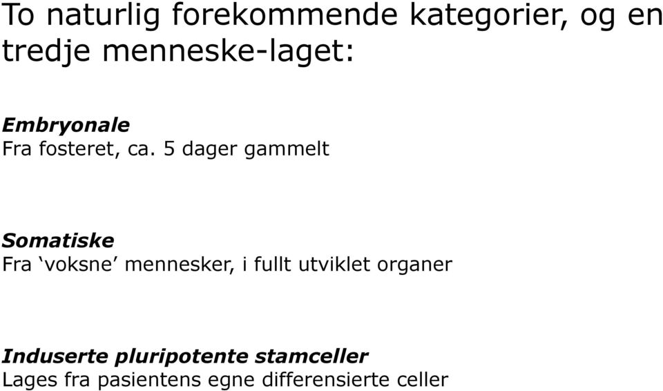 5 dager gammelt Somatiske Fra voksne mennesker, i fullt