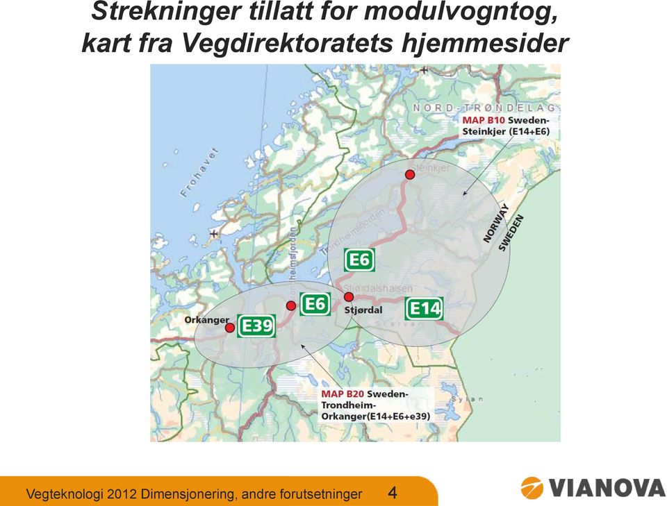 Vegdirektoratets hjemmesider