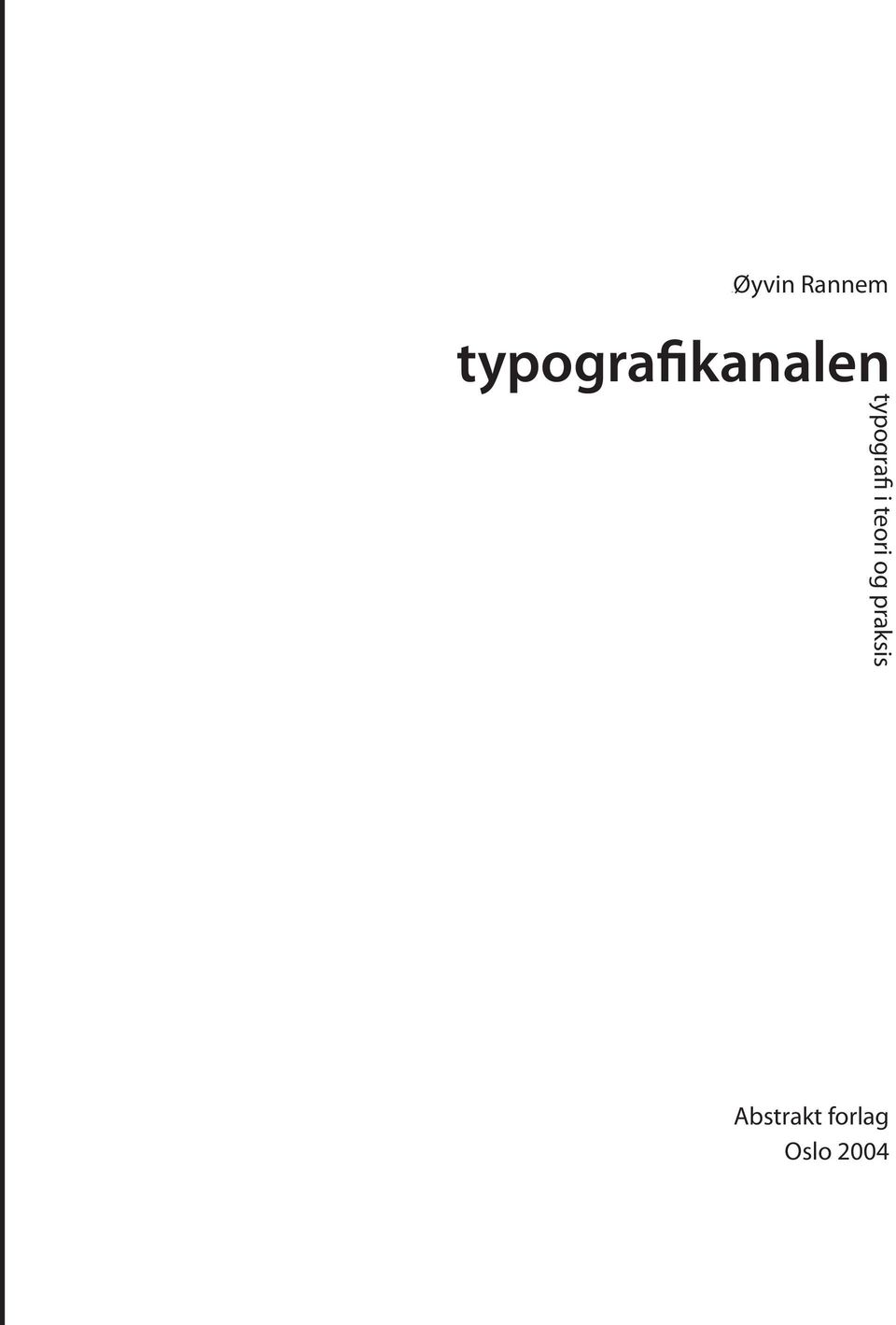 typografi i teori og