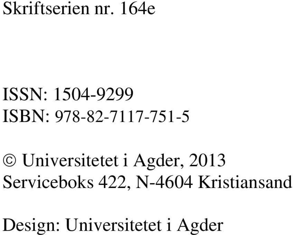 978-82-7117-751-5 Universitetet i