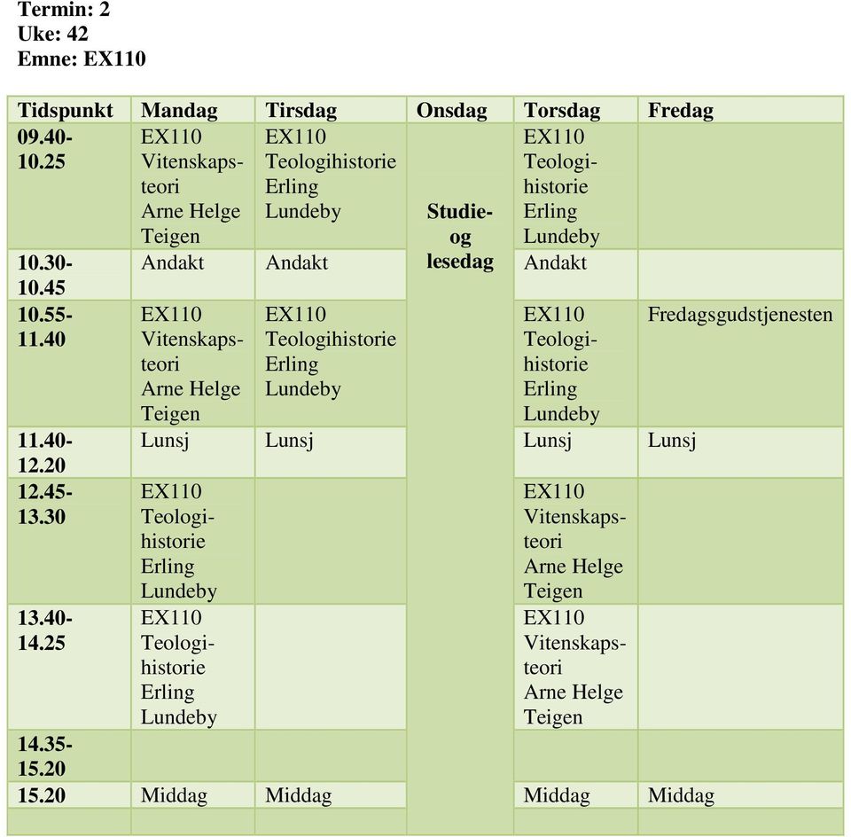 30- Andakt Andakt lesedag Andakt 10.45 10.