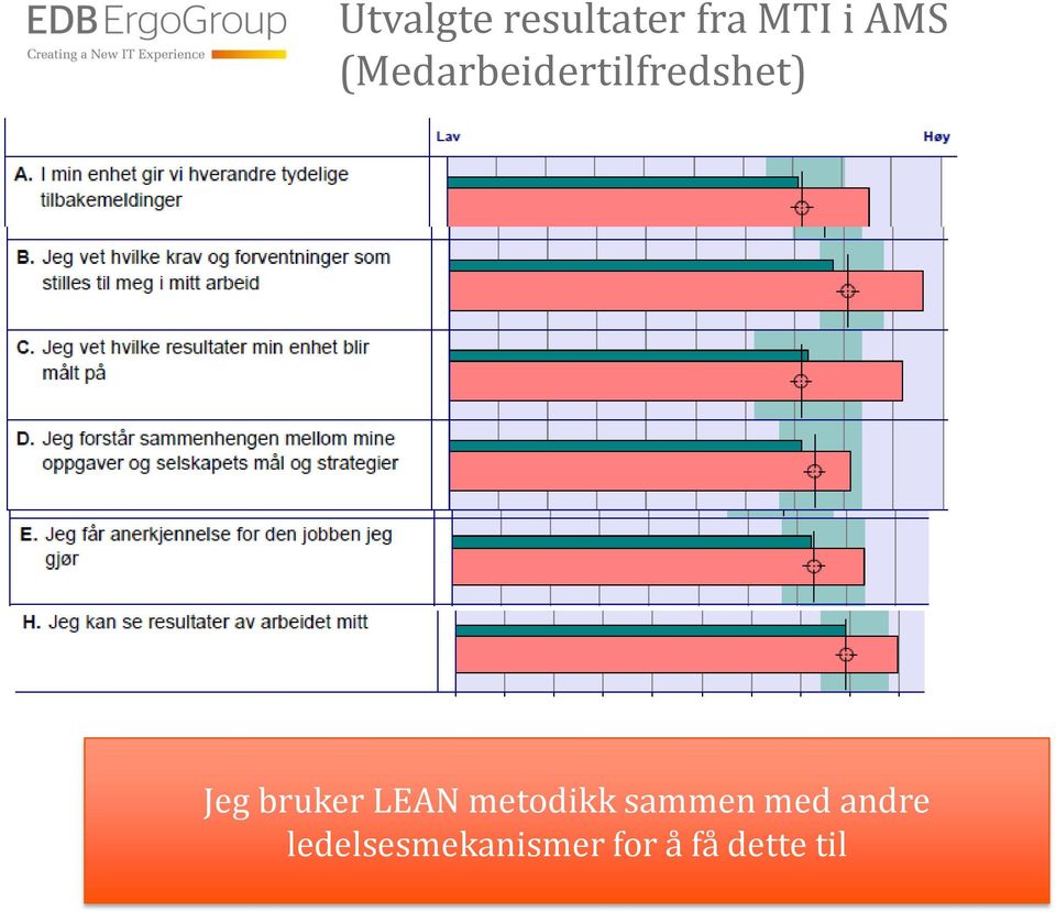 bruker LEAN metodikk sammen med