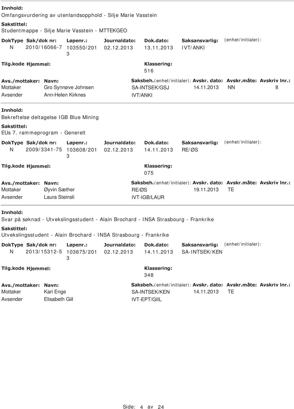 rammeprogram - Generelt 2009/41-75 10608/201 02.12.201 14.11.