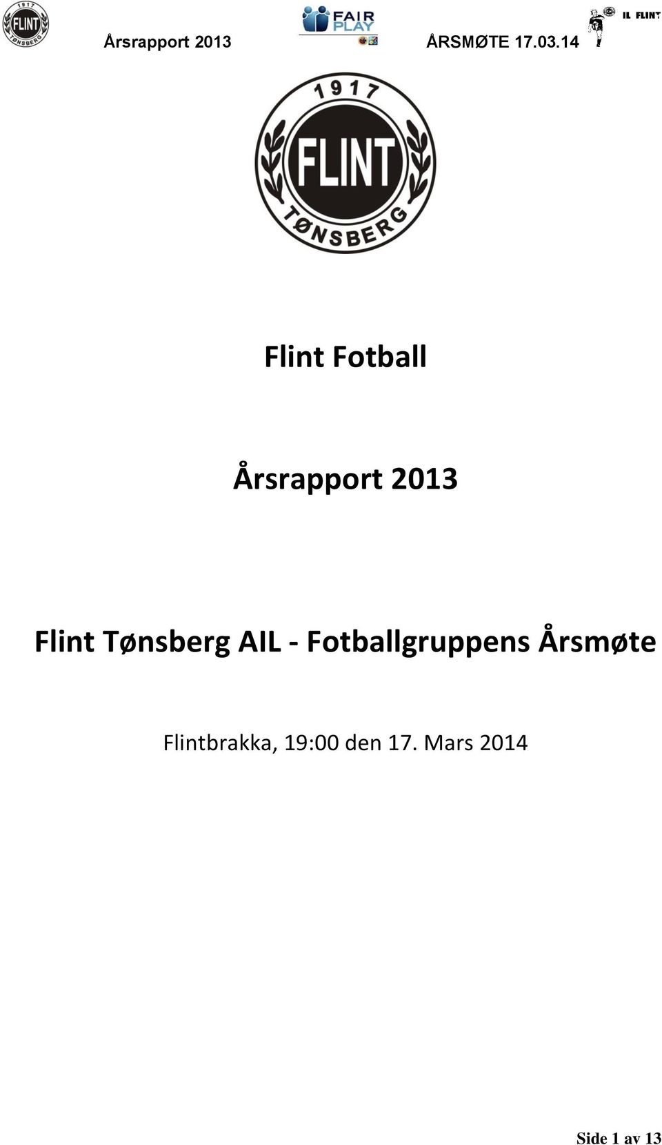 Fotballgruppens Årsmøte