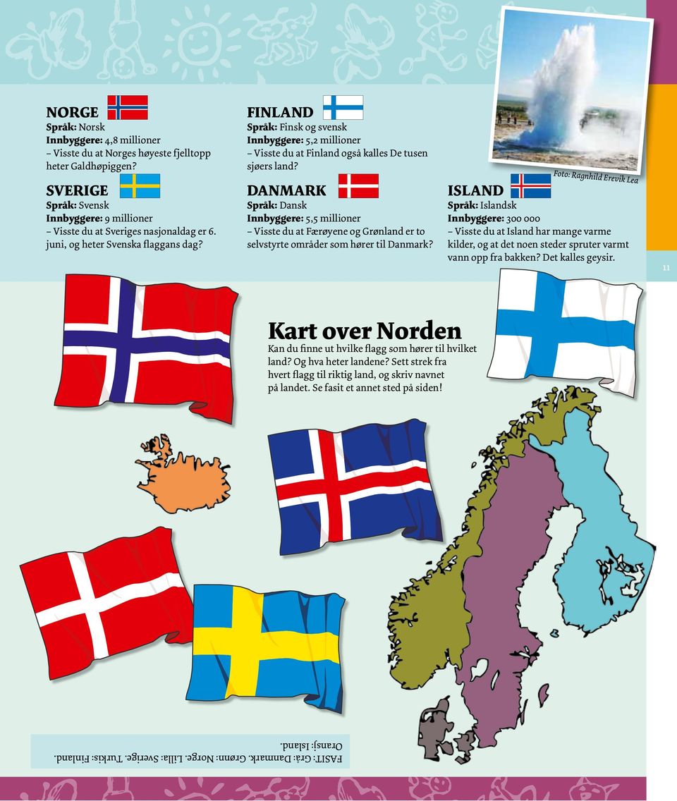 DANMARK Språk: Dansk Innbyggere: 5,5 millioner Visste du at Færøyene og Grønland er to selvstyrte områder som hører til Danmark?