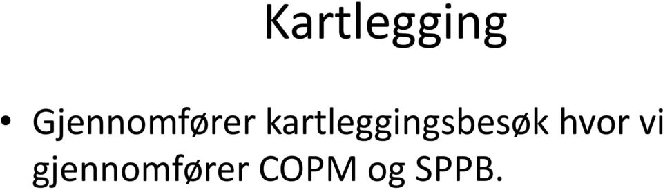 kartleggingsbesøk