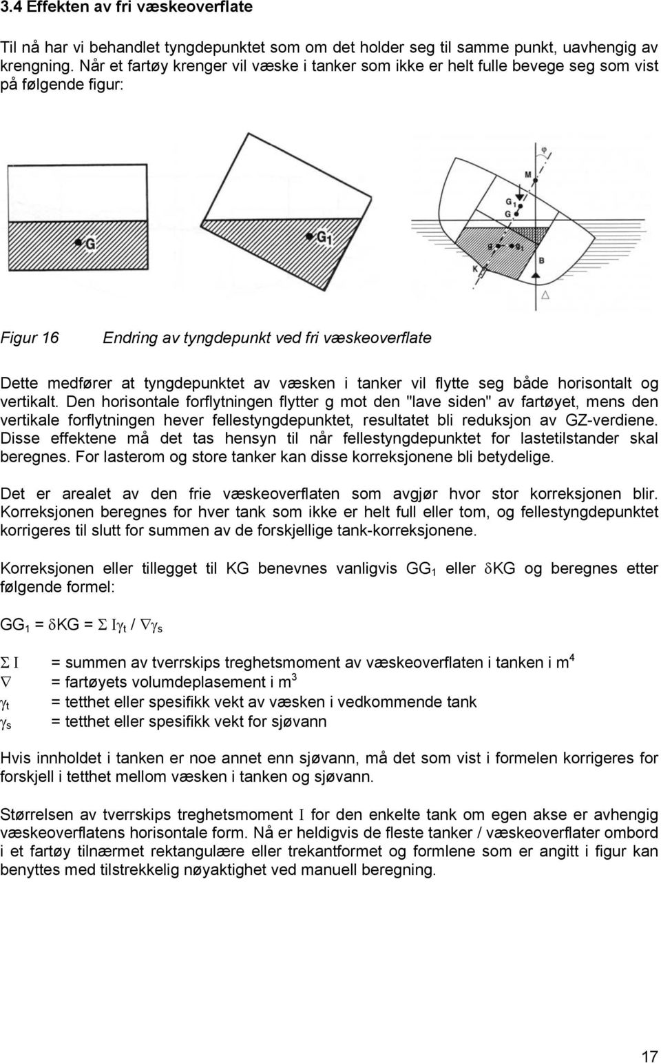 i tanker vil flytte seg både horisontalt og vertikalt.