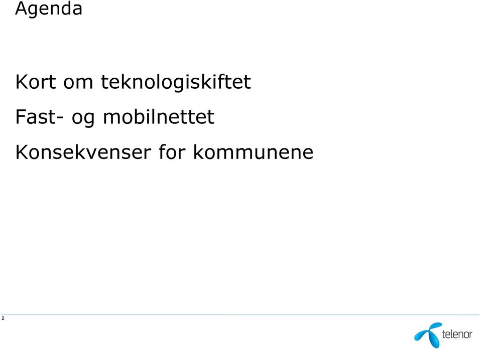 Fast- og mobilnettet