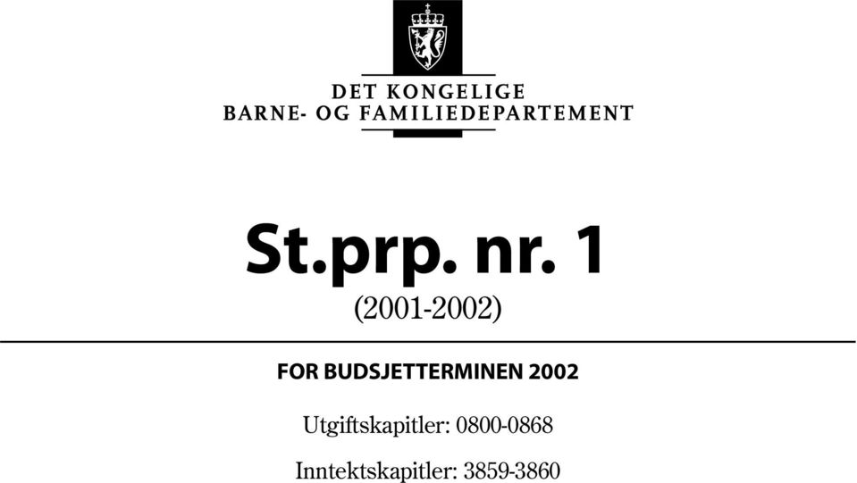 BUDSJETTERMINEN 2002