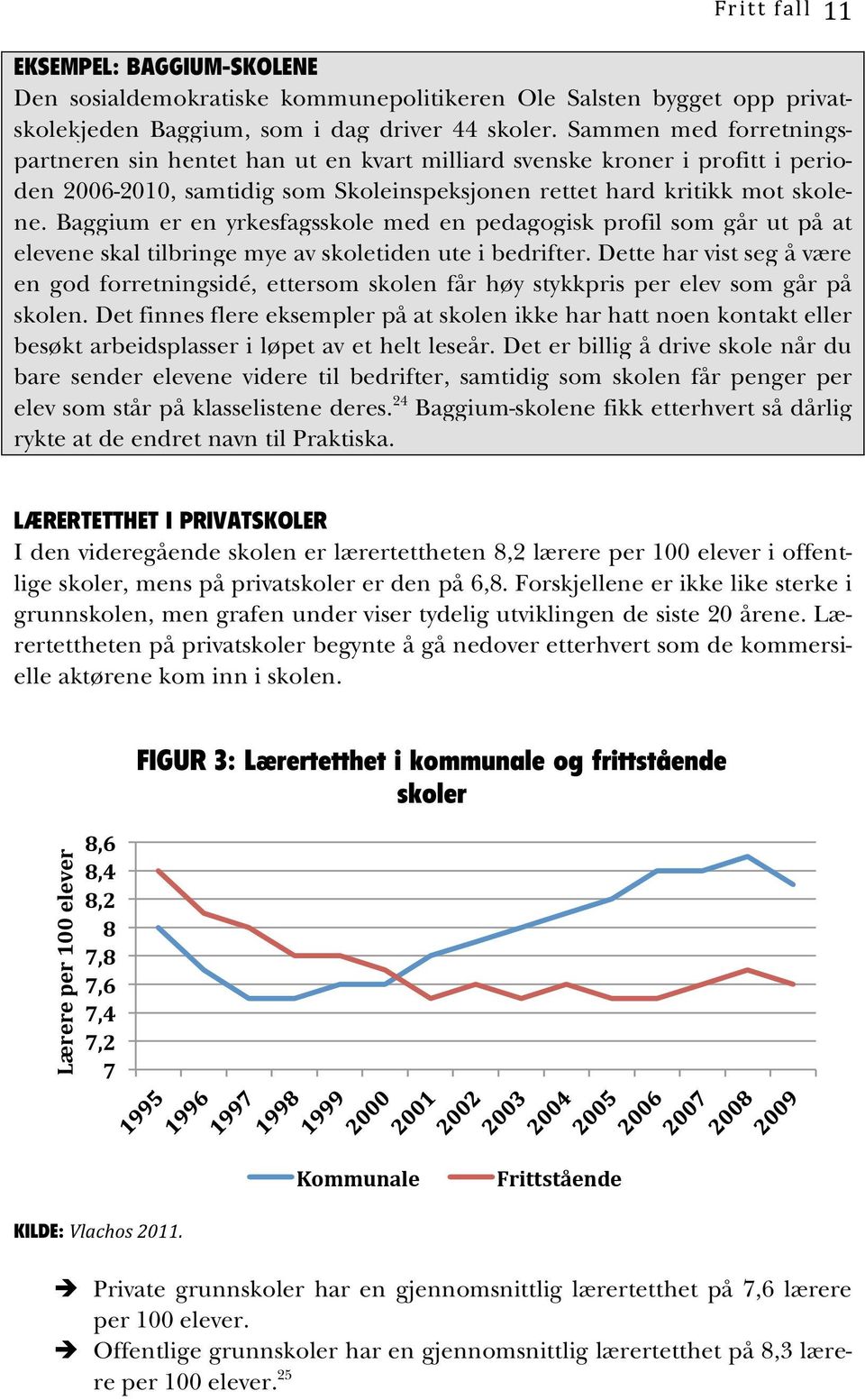 Baggium er en yrkesfagsskole med en pedagogisk profil som går ut på at elevene skal tilbringe mye av skoletiden ute i bedrifter.