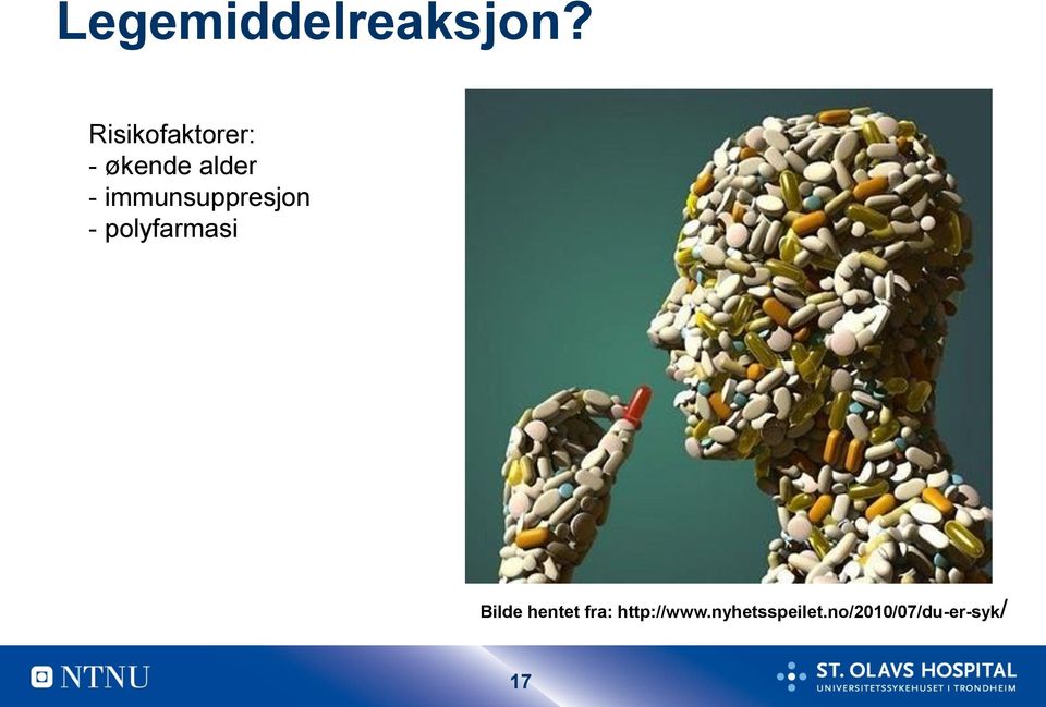 immunsuppresjon - polyfarmasi Bilde