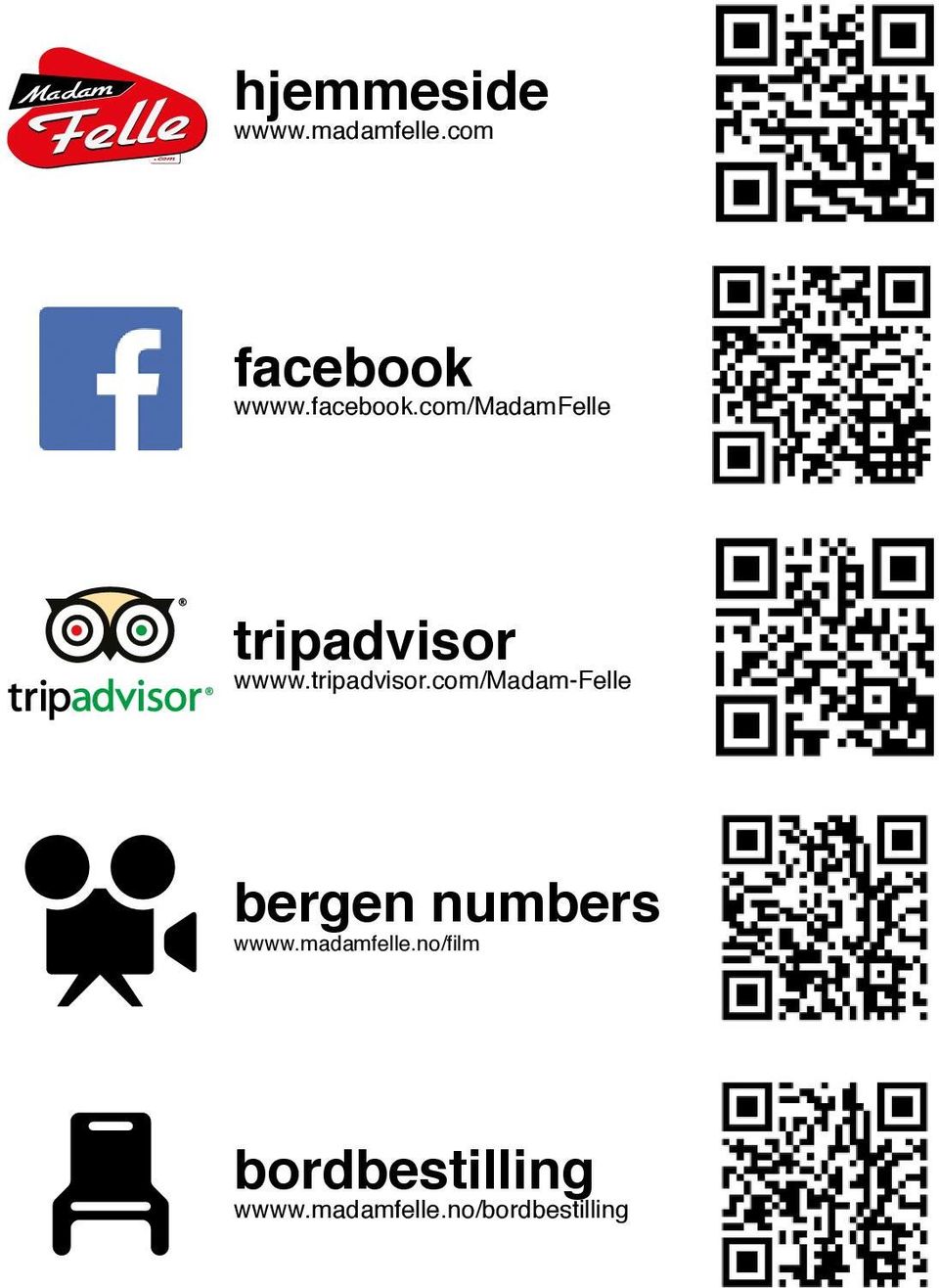 tripadvisor.com/madam-felle bergen numbers wwww.