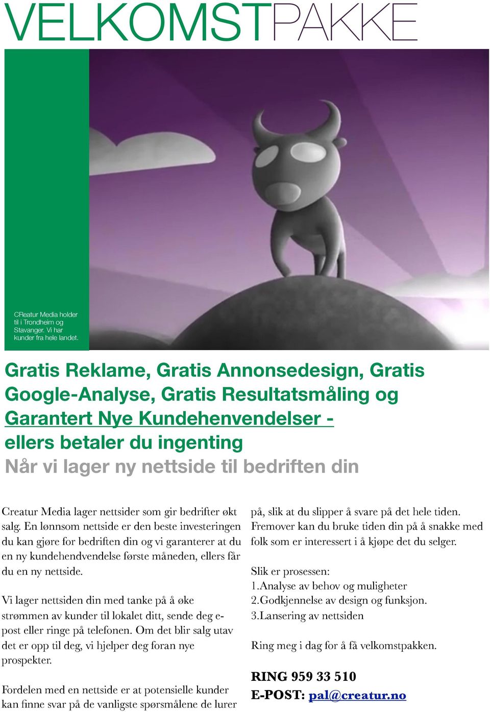 Media lager nettsider som gir bedrifter økt salg.